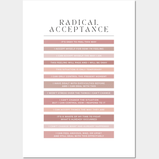 Radical Acceptance - DBT Posters and Art